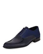 Patent/satin Oxford Dress