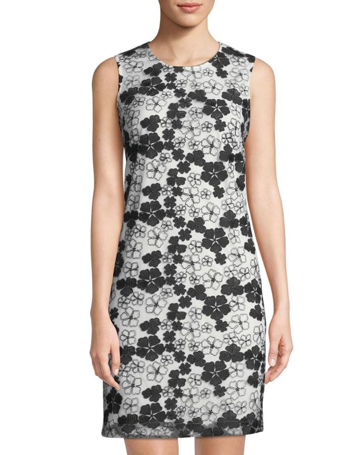 Lace-jacquard Sleeveless
