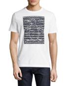 Pete's Wave Graphic Tee, White