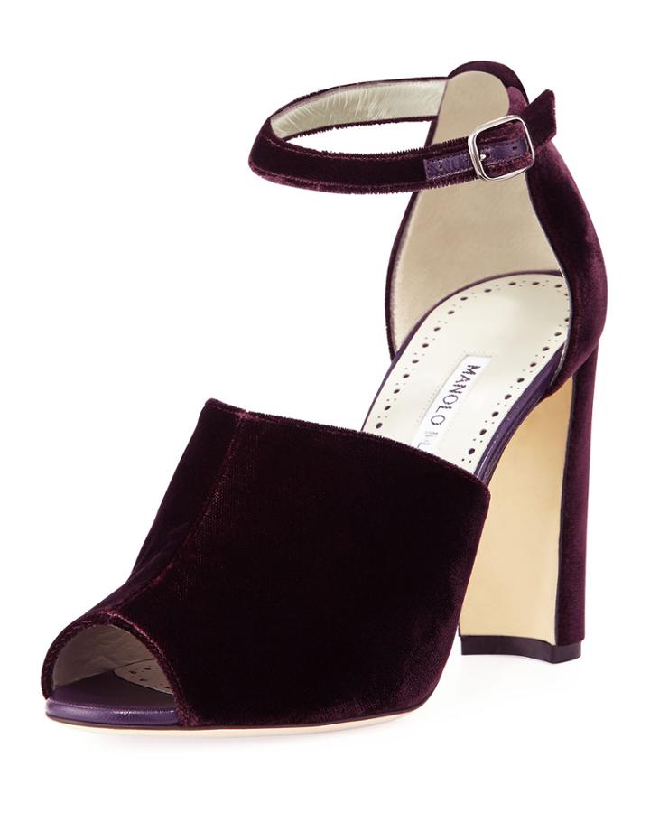 Aminta Velvet Ankle-wrap