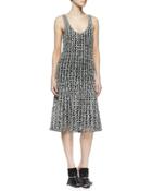 Open Crochet A-line Dress