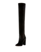 Velvet 105mm Thigh-high Boots