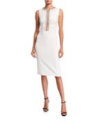 Detailed Top Cocktail Dress