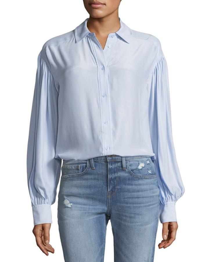 Full-sleeve Button-front