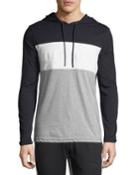 Men's Colorblocked Hooded T-shirt