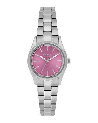 25mm Eva Stainless Steel Bracelet Watch, Pink