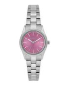 25mm Eva Stainless Steel Bracelet Watch, Pink