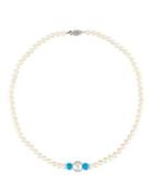 Mixed Pearl & Turquoise Necklace