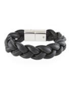 Men's Braided Leather Bracelet