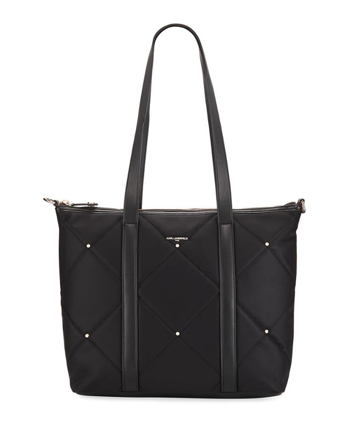 Quincy Large Quilted Tote Bag