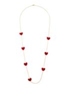 7-heart Long Necklace,