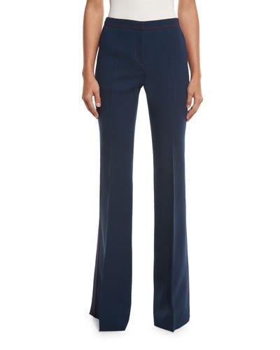 Tailored Boot-cut Trousers, Ink Blue
