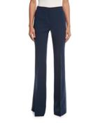 Tailored Boot-cut Trousers, Ink Blue