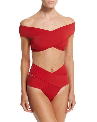 Lucette Off-the-shoulder Two-piece