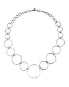 New World Graduated Circle-link Necklace