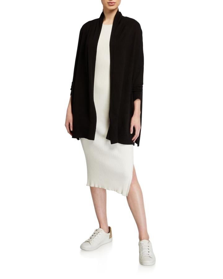Ribbed Oversize Sweater Cardigan