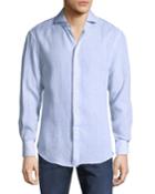 Slim-fit Striped Linen