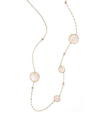 Blanca Long Disc-station Necklace