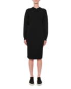 Long-sleeve Fitted Jersey Dress