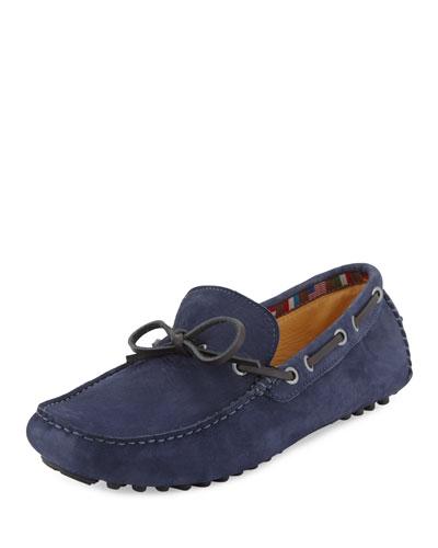 Blacks Beach Nubuck Driver, Blue