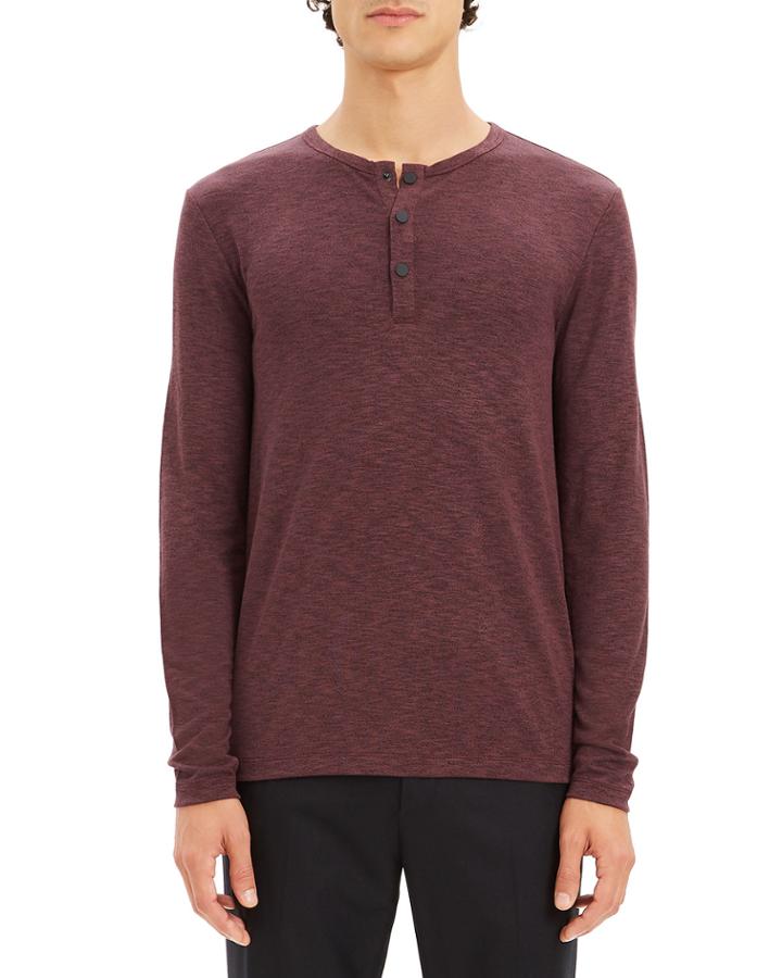 Men's Anemone Snap-placket Henley