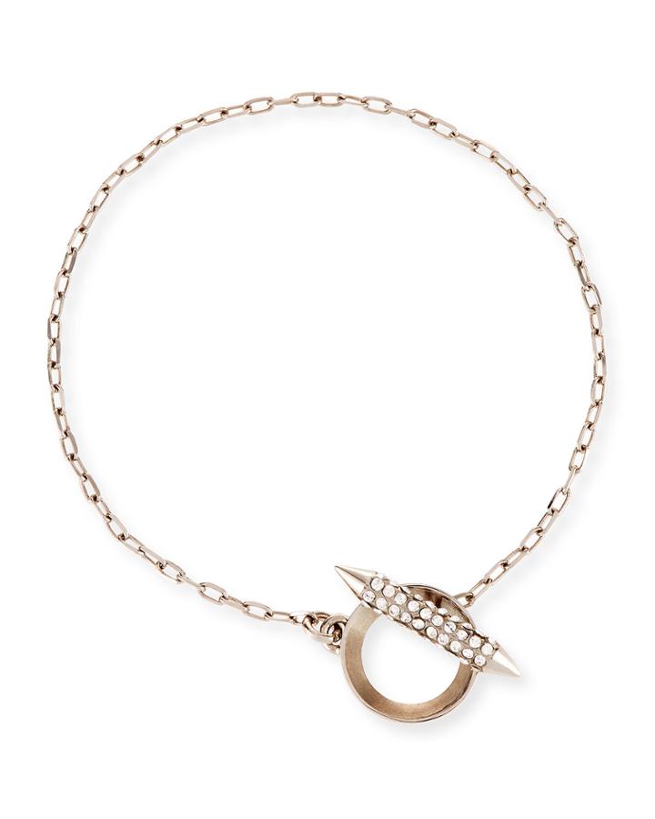 Mio Crystal Toggle Bracelet