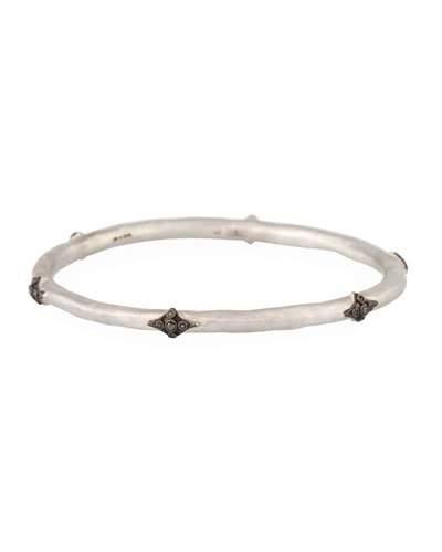 New World Bangle Bracelet W/ Black Diamond Crivellis