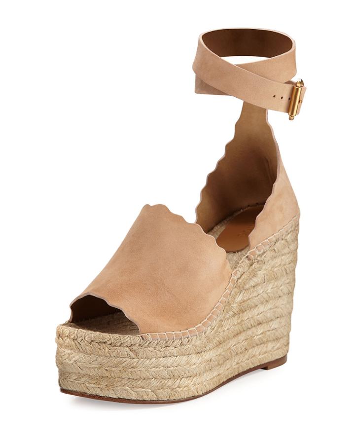 Suede D'orsay Espadrille