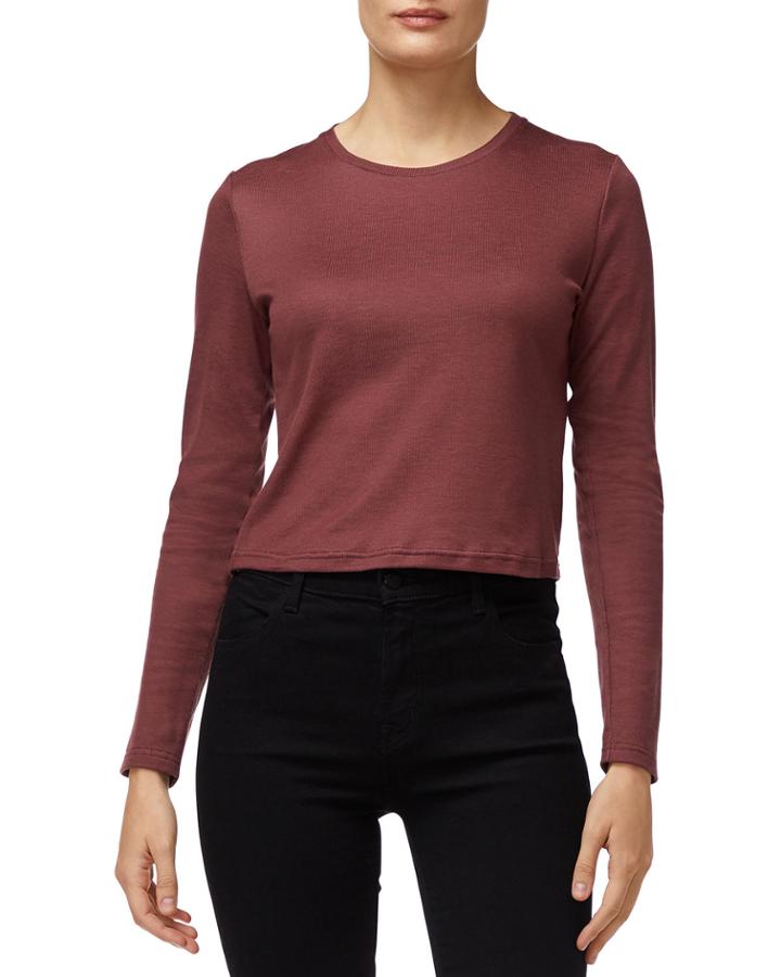 Carolina Long-sleeve Crop Tee