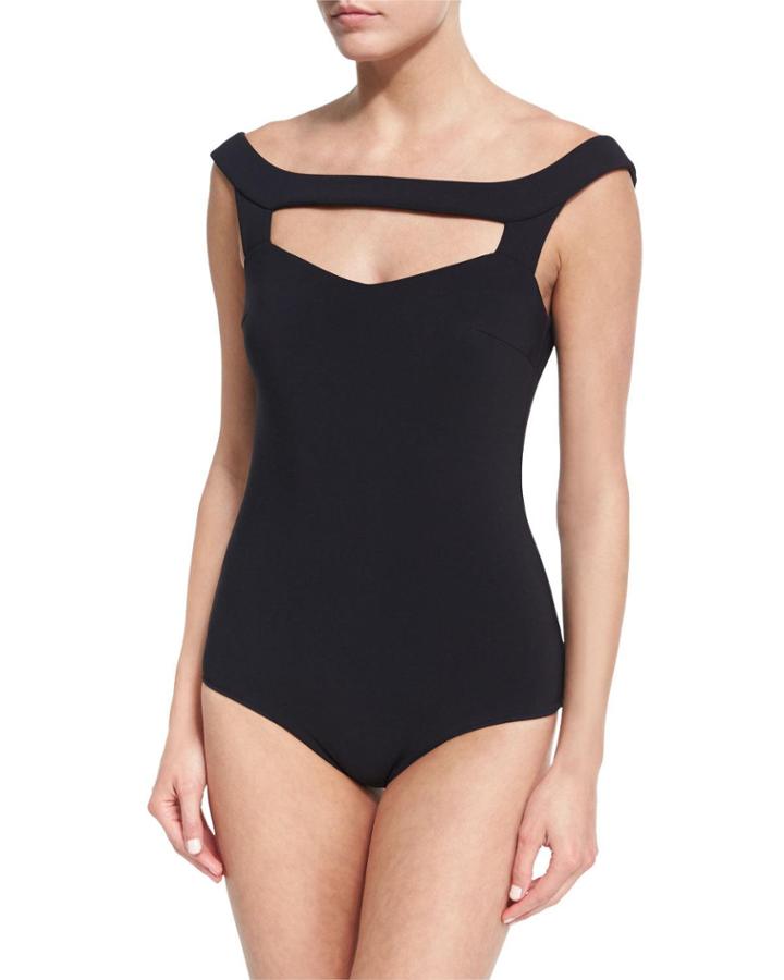 Maudina Cutout Chest One-piece