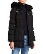 Faux-fur Hooded Puffer Coat