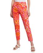 Moss 2 Floral-print Cropped Pants