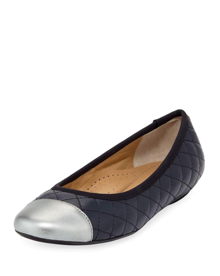 Saucy Quilted Ballet Flats