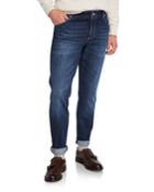 Men's Medium-wash Slim-fit Denim Jeans