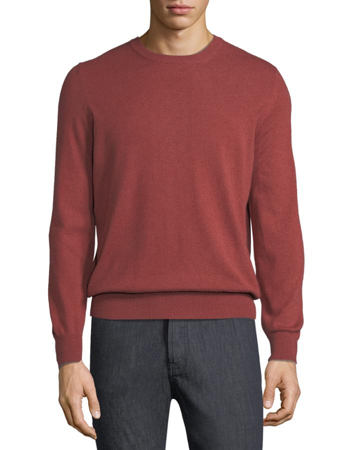 Men's Basic Cashmere Crewneck