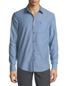 Men's Nep Long-sleeve Twill