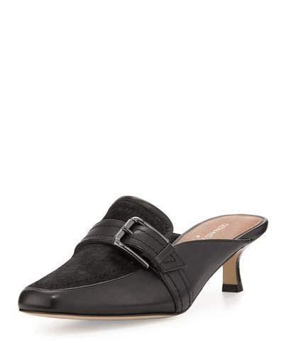 Sierra Calf-hair Kitten-heel