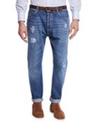 Men's Medium Wash Denim Jeans
