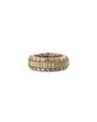 18k Diamond Baguette Band Ring, 6.02tcw,