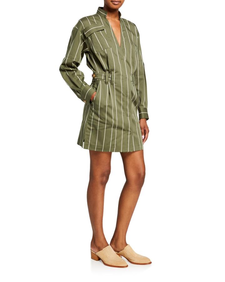 Striped Sateen Utility Wrap