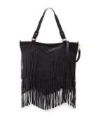 Ziggy Stardust Fringe Bag, Black