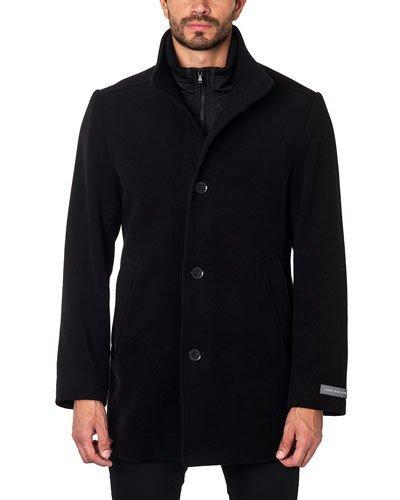 Milan 1a Wool-cashmere Bibbed Coat