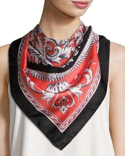 Circular Floral Foulard