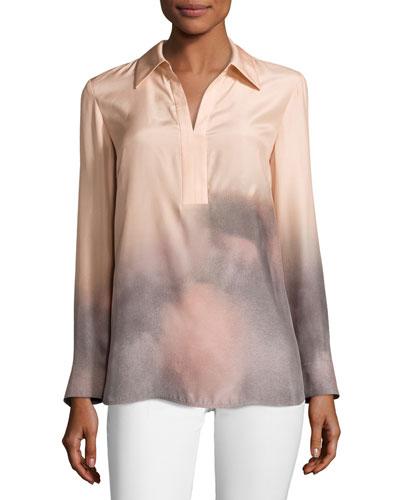 Ollie Silk Top, Flush