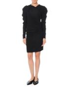 Puff Long-sleeve Ruched