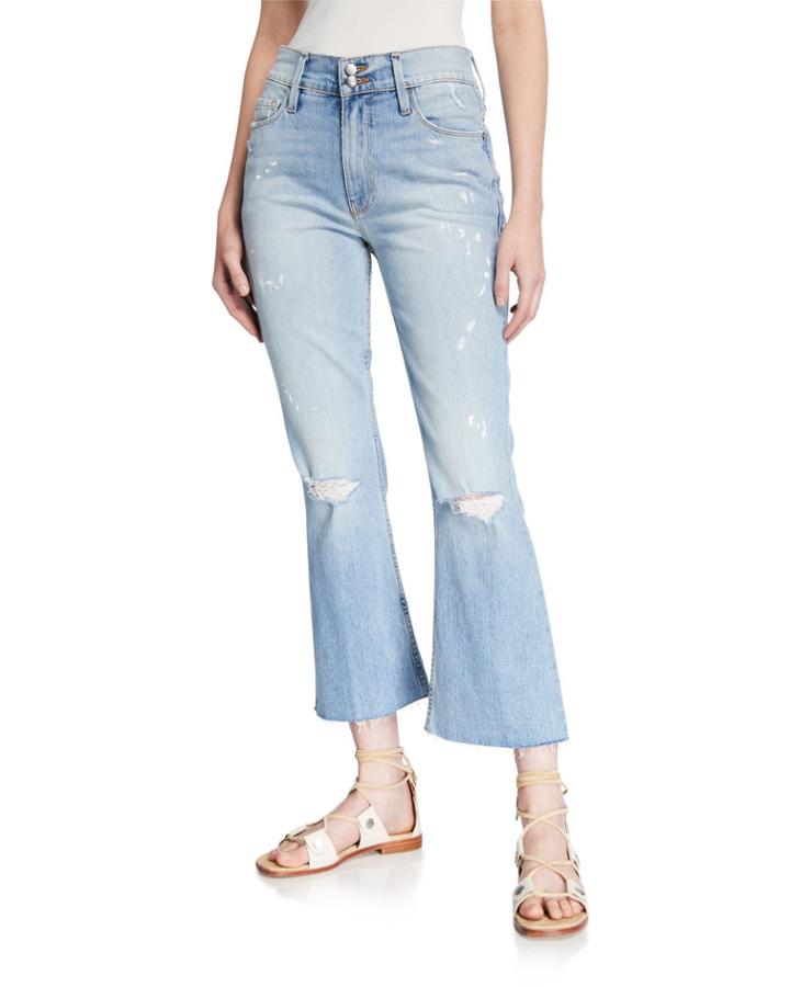 Heritage Sylvie Kick Boot-cut With Raw Hem