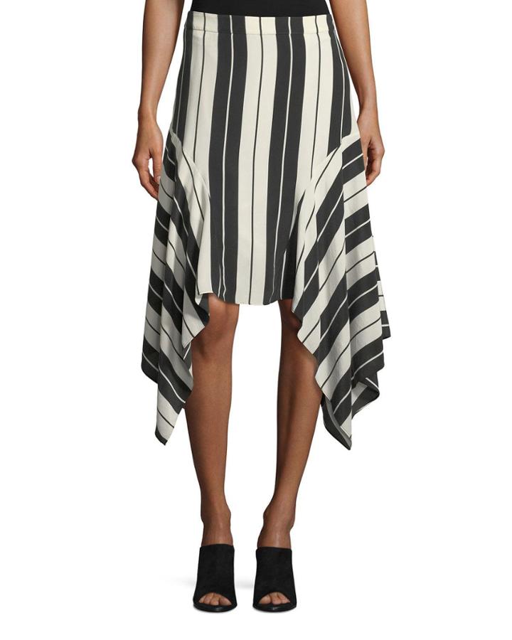 Esha Striped Silk