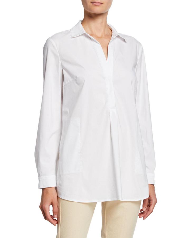 Collared Boyfriend Big Shirt W/ Pockets
