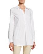 Collared Boyfriend Big Shirt W/ Pockets