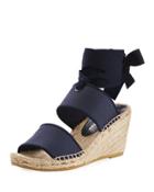 Ankle-wrap Wedge Espadrille